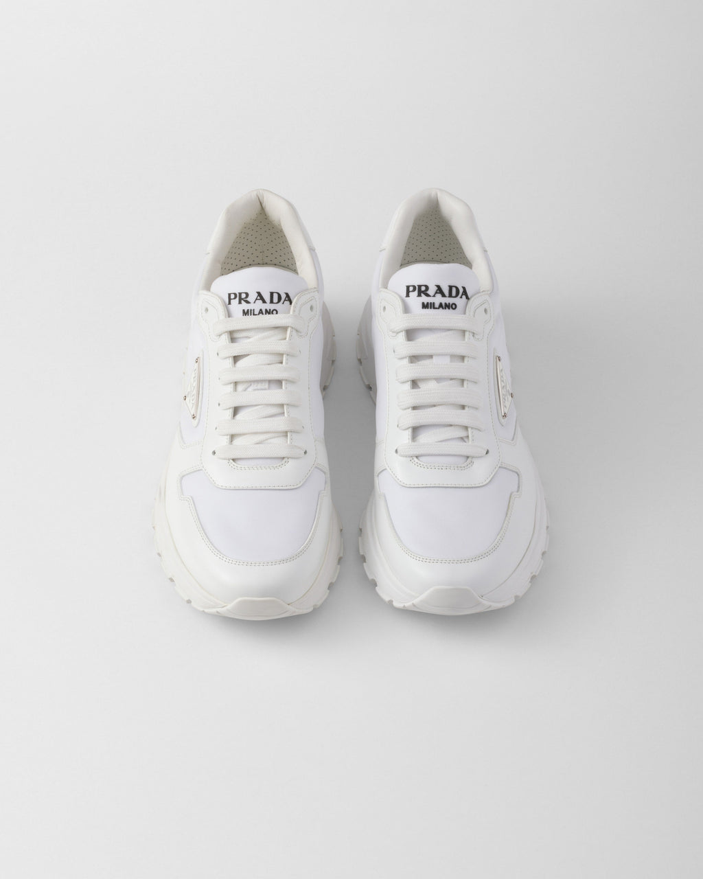 Prada Cuir Brossé Blanc