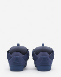 LANVIN LEATHER CURB BLEU MARINE