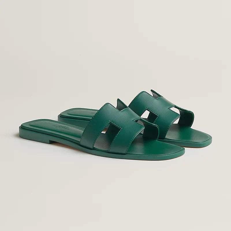 Hermes - Claquettes Vert viride